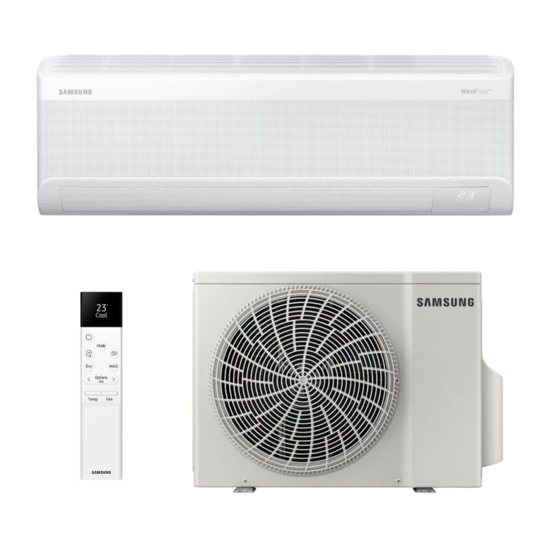 Bevėjis oro kondicionierius Samsung Wind Free Comfort S2 AR60F09C1AWNEU + AR60F09C1AWXEU 2,5/3,2 kW