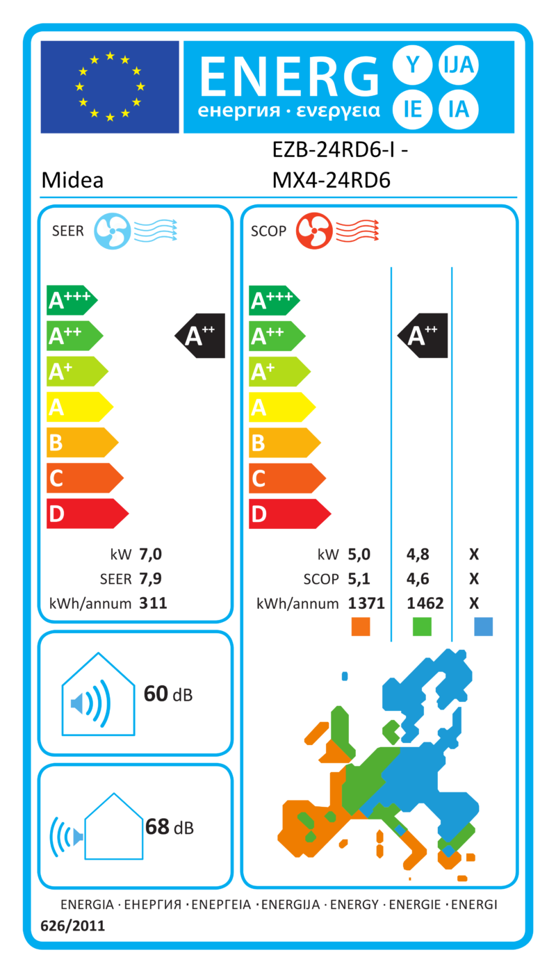 ES energijos etiketė – EZB-24RD6-I - MX4-24RD6